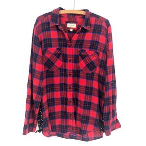 Express Lace Up Side Flannel L